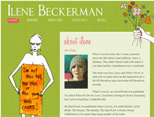 Tablet Screenshot of ilenebeckerman.com